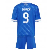 Real Madrid Endrick #9 Tredje Tröja Barn 2025-26 Kortärmad (+ Korta byxor)